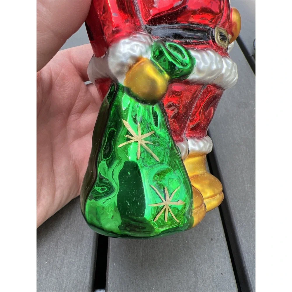 Kurt Adler Polonaise Father Christmas With Sack Ornament Hand Crafted by Komozja